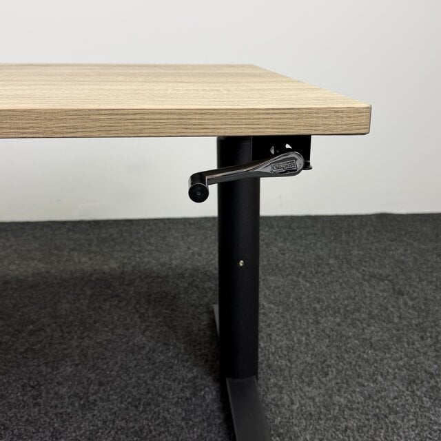 Gispen TM Slingerbureau - 160 x 80 cm | Mat Zwart