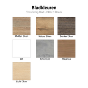 Arbo Zit-Sta Vergadertafel NPR Motion - Tonvormig Blad