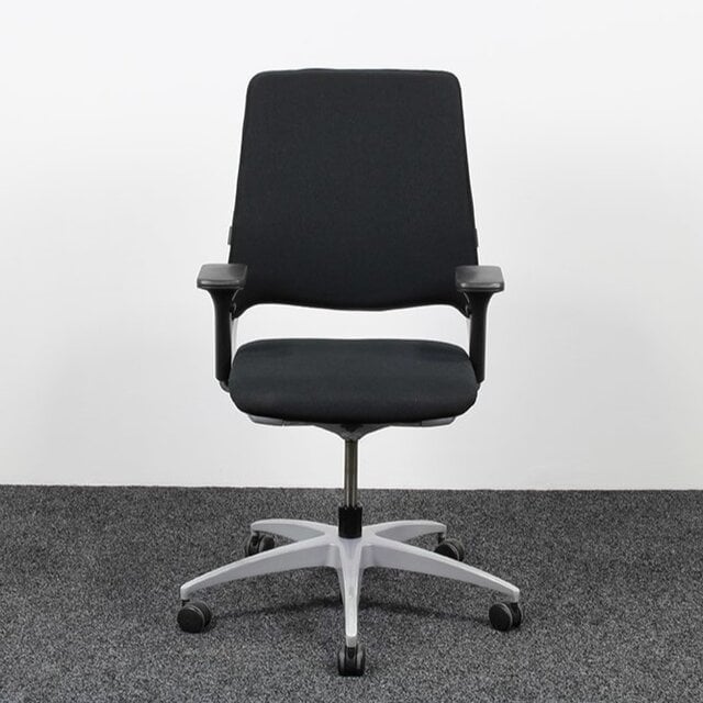 Drabert Salida Bureaustoel - Zwart | Nieuw Gestoffeerd