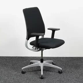 Drabert Salida Bureaustoel - Zwart | Nieuw Gestoffeerd