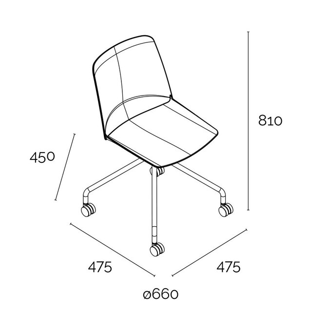 Verrijdbare Stoel Ergo Douro Ride | Diverse Kleuren
