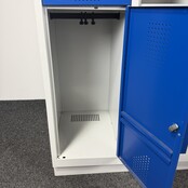 Lockerkast Grijs/Blauw - 8 Deurs | 180 x 159,5 x 50 cm