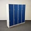 Lamers Kantoormeubelen  Lockerkast Grijs/Blauw - 8 Deurs | 180 x 159,5 x 50 cm