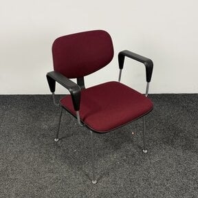 Gispen Vergaderstoel - Bordeaux Rood