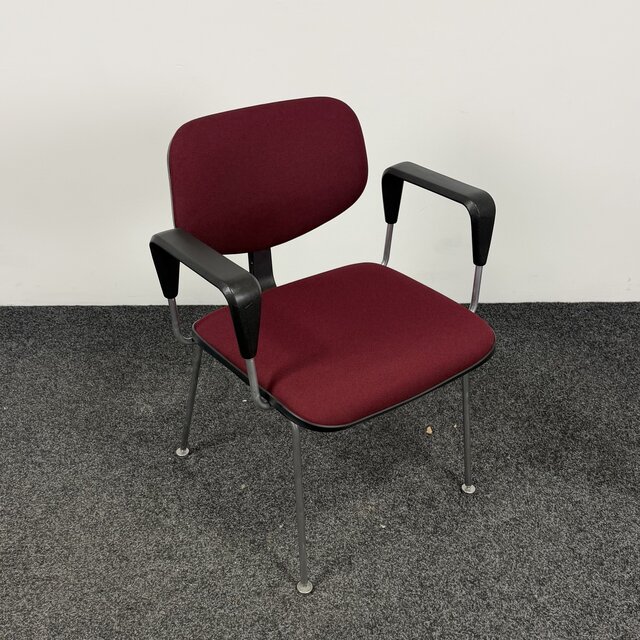 Gispen Vergaderstoel - Bordeaux Rood