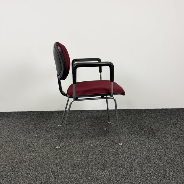 Gispen Vergaderstoel - Bordeaux Rood