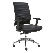 Bureaustoel Albec - Zwart Kunstleder