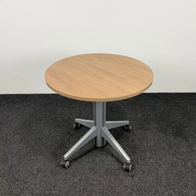 Verrijdbare Zit-Sta Tafel - Ø 80 cm