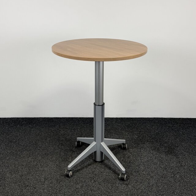 Verrijdbare Zit-Sta Tafel - Ø 80 cm