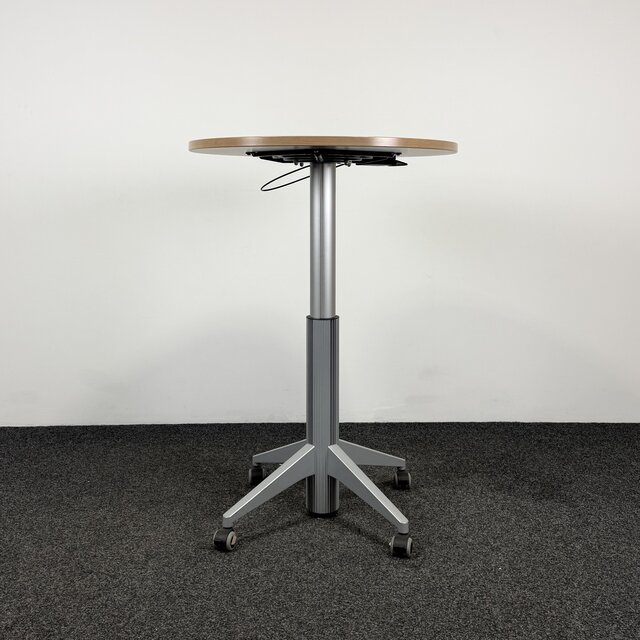 Verrijdbare Zit-Sta Tafel - Ø 80 cm