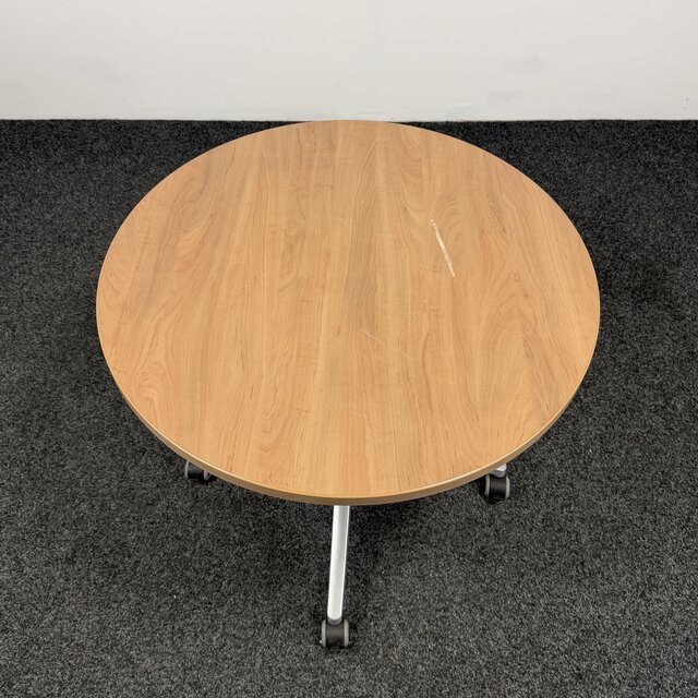 Verrijdbare Zit-Sta Tafel - Ø 80 cm