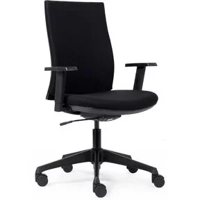 Bureaustoel Cambridge Stof - Zwart