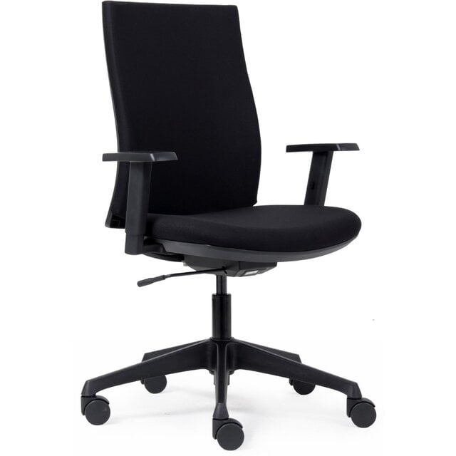 Bureaustoel Cambridge Stof - Zwart