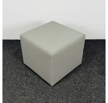Grijze Poef | 43 x 52 x 52 cm