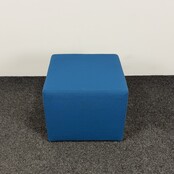 Blauwe Poef | 43 x 52 x 52 cm