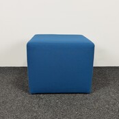 Blauwe Poef | 43 x 52 x 52 cm