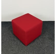 Rode Poef | 43 x 52 x 52 cm
