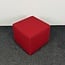 Lamers Kantoormeubelen  Rode Poef | 43 x 52 x 52 cm