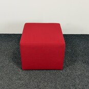 Rode Poef | 43 x 52 x 52 cm
