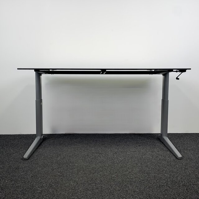 Ahrend Slingerbureau - Rechthoekige Grijze Poot | 160 x 80 cm