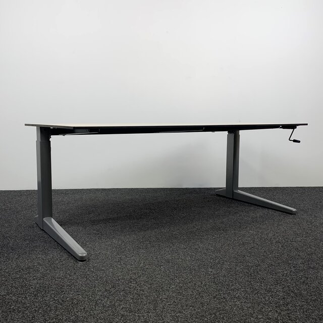Ahrend Slingerbureau - Rechthoekige Grijze Poot | 160 x 80 cm