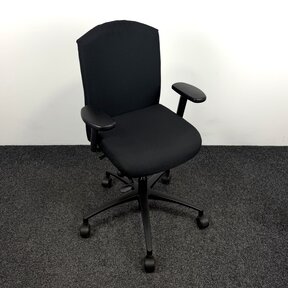 Bureaustoel Kohl Selleo 1800 BS - Zwart | Nieuw Gestoffeerd