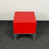 Quinze & Milan Primary Poef - Rood