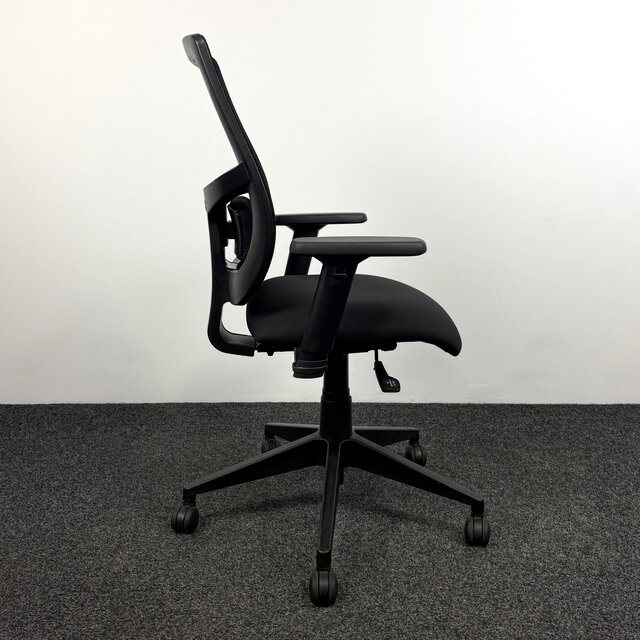 Zwarte Bureaustoel - Mesh Rugleuning