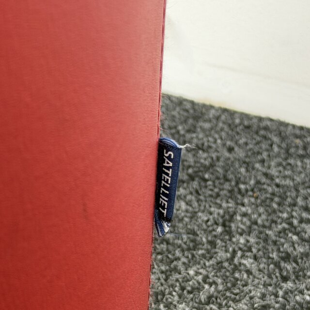 Rode Poef | Ø 39 cm