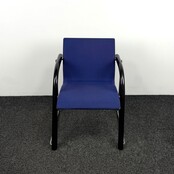 Vergaderstoel Thonet S320 - Blauw / Zwart
