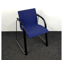 Vergaderstoel Thonet S320 - Blauw / Zwart