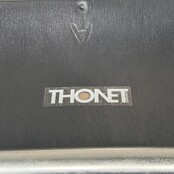 Vergaderstoel Thonet S320 - Blauw / Zwart