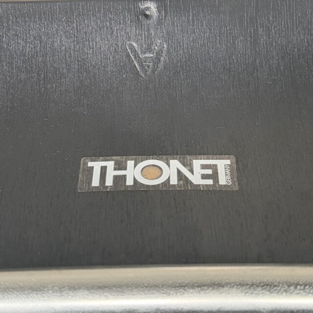 Vergaderstoel Thonet S320 - Blauw / Zwart