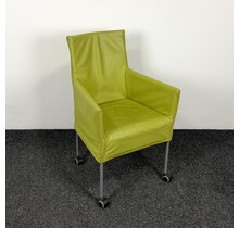 Designstoel - Groen / Lime | Verrijdbaar