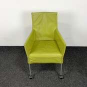 Designstoel - Groen / Lime | Verrijdbaar