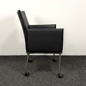 Designstoel - Zwart | Verrijdbaar