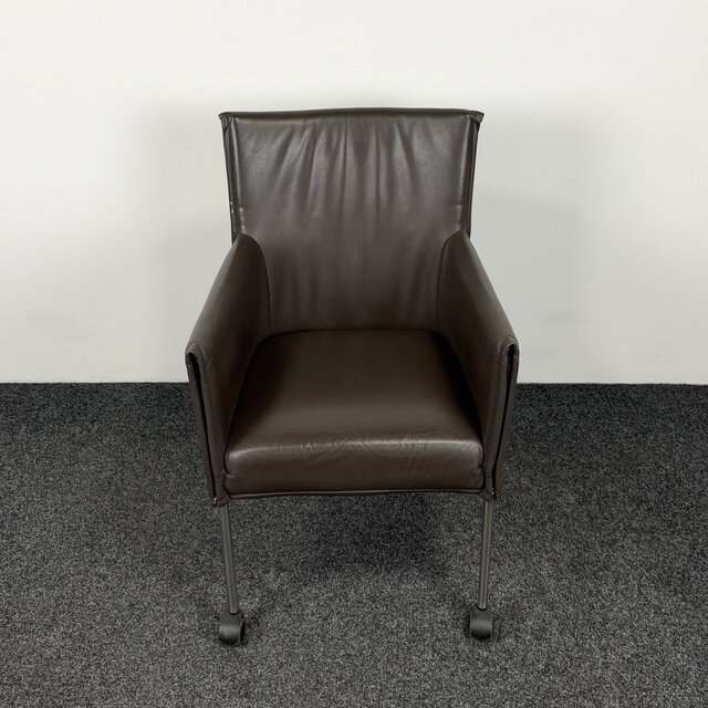 Designstoel - Bruin | Verrijdbaar