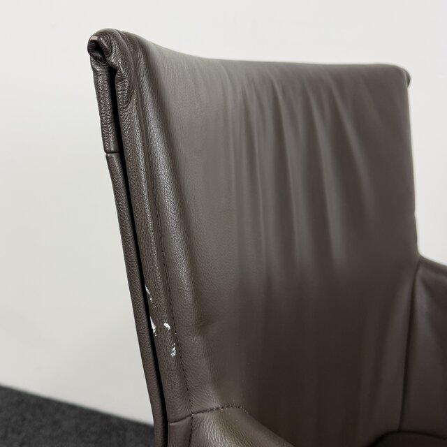 Designstoel - Bruin | Verrijdbaar