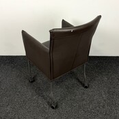 Designstoel - Bruin | Verrijdbaar