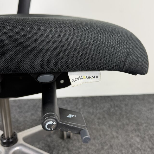 Grahl Xenium Bureaustoel - Zwart/Chroom