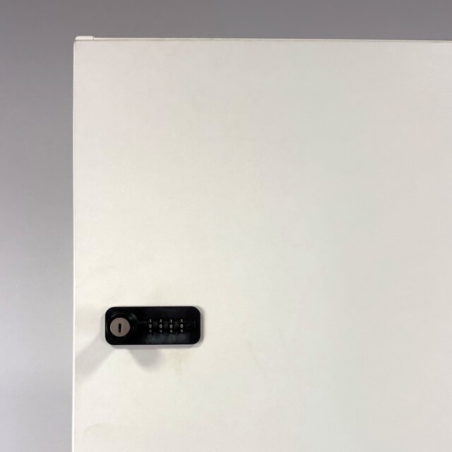 Houten Lockerkast 2-deurs - Wit | 198 x 40 x 56 cm