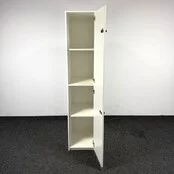 Houten Lockerkast 2-deurs - Wit | 198 x 40 x 56 cm