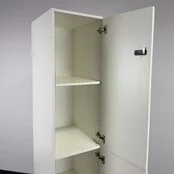 Houten Lockerkast 2-deurs - Wit | 198 x 40 x 56 cm