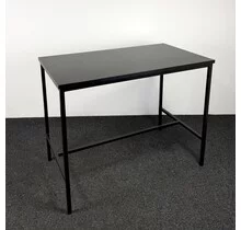 Zwarte Bartafel - 111 x 140 x 80 cm