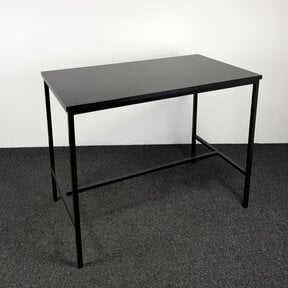 Zwarte Bartafel - 111 x 140 x 80 cm