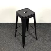 Metalen Barkruk - Zwart