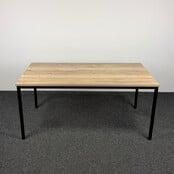 Kantinetafel - 160 x 80 cm | Zwart Onderstel