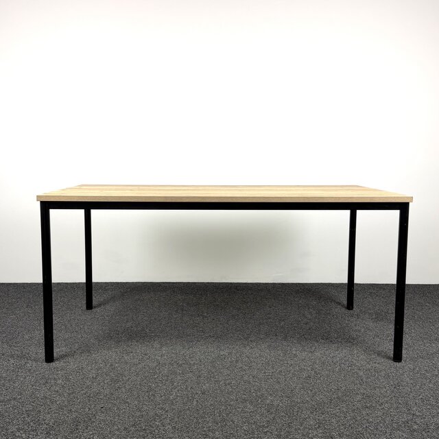 Kantinetafel - 160 x 80 cm | Zwart Onderstel