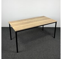 Kantinetafel - 160 x 80 cm | Zwart Onderstel