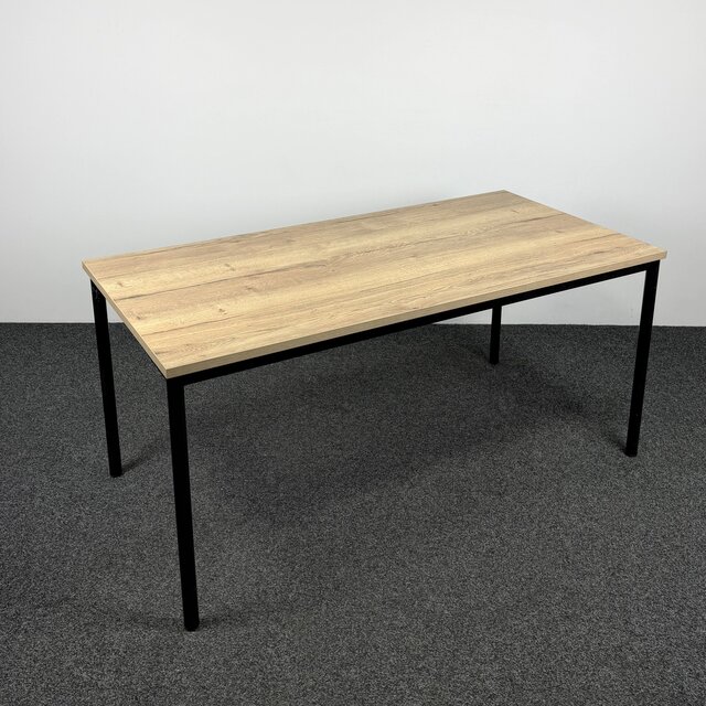 Kantinetafel - 160 x 80 cm | Zwart Onderstel